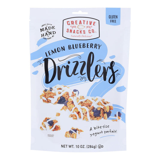 Creative Snacks - Drizzlers - Lemon Blueberry - Case Of 6 - 10 Oz.