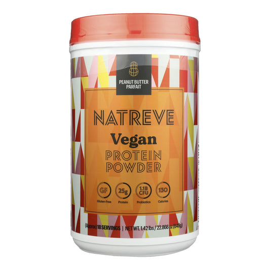 Natreve - Protein Powder Pbttr Vegan - Case Of 4-23.8 Oz