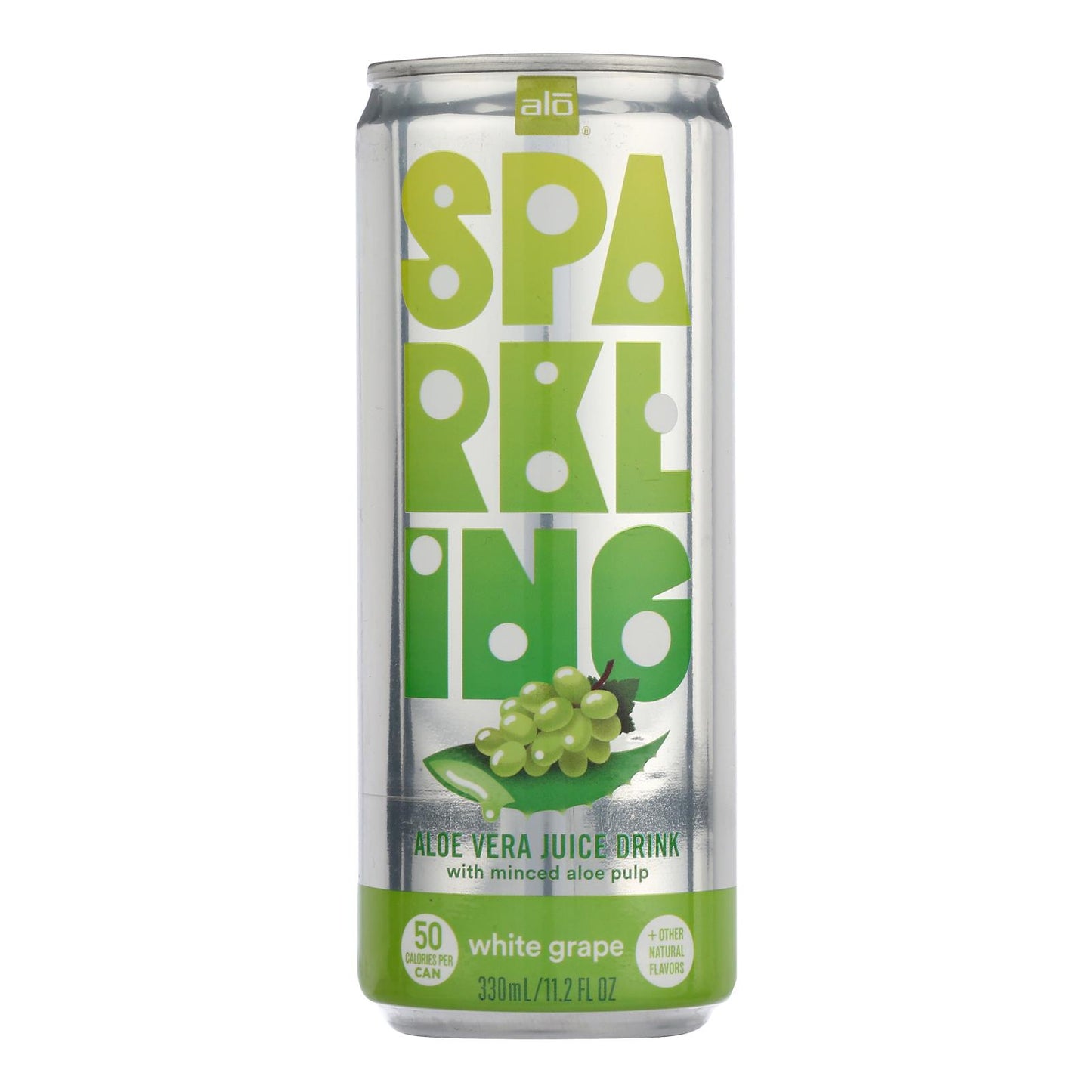 Aloe - Drink Sparkling White Grape - Case Of 12 - 11.2 Fluid Ounces