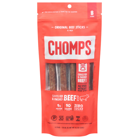 Chomps - Beef Sticks Original - Case Of 8-8/1.15 Z