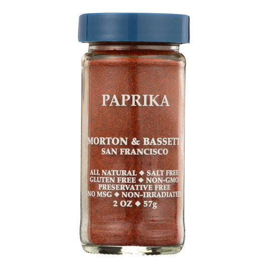 Morton And Bassett Seasoning - Paprika - 2 Oz - Case Of 3