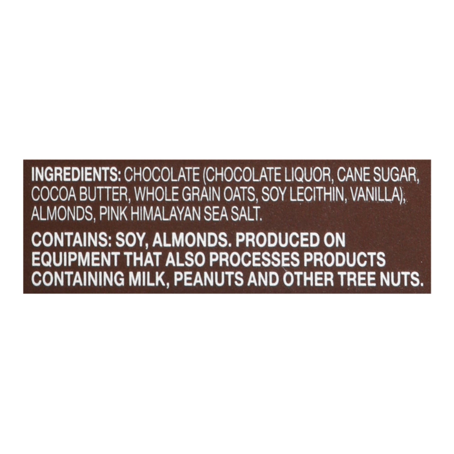 Endangered Species Chocolate - Dark Chocolate Oat Milk Sea Salt - Case Of 12-3 Oz