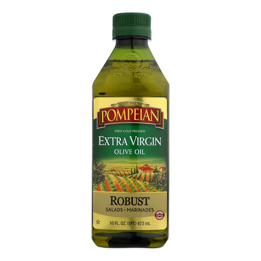 Pompeian Imported Extra Virgin Olive Oil - Case Of 12 - 16 Fz