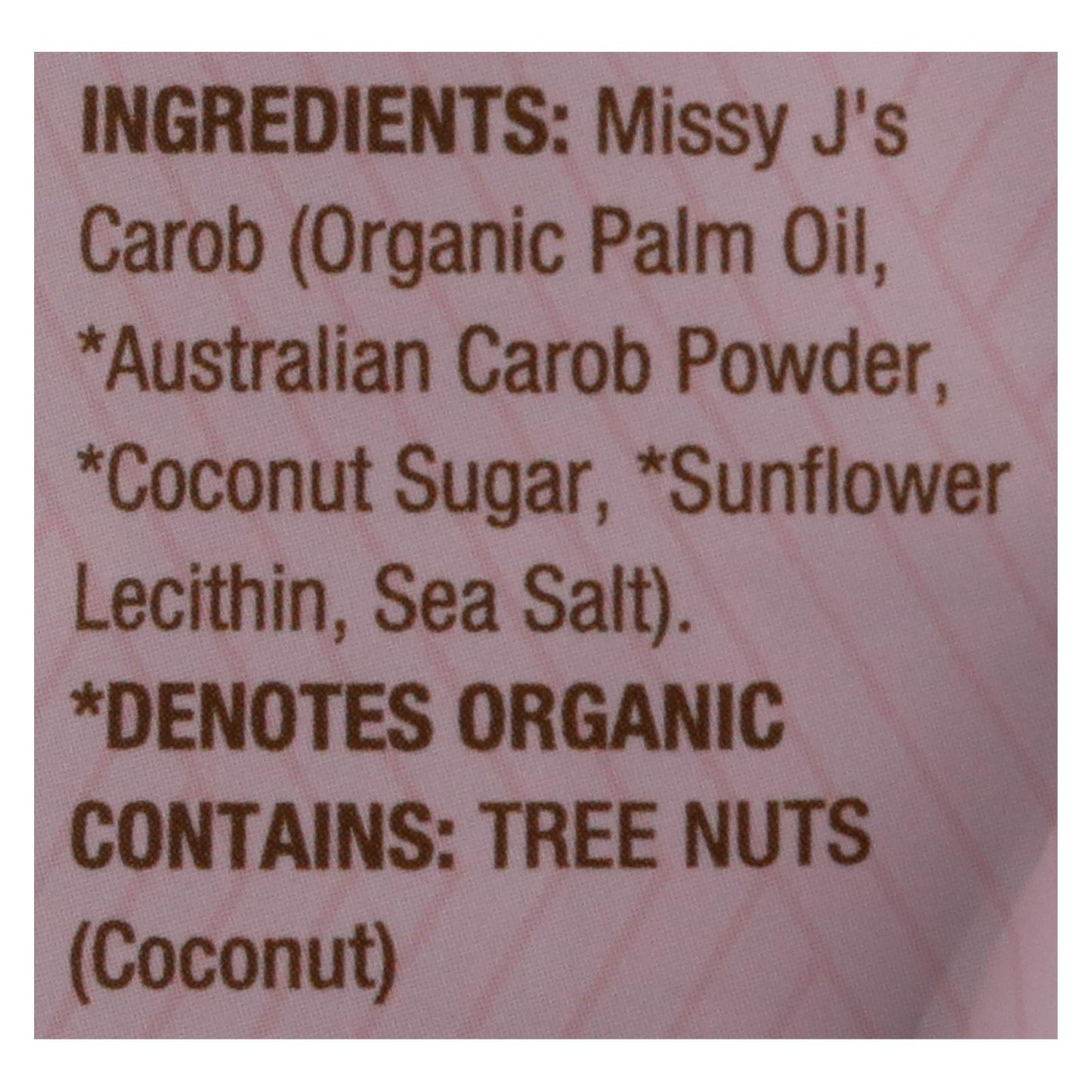 Missy Js - Carob Chips - Vegan - Case Of 6 - 8 Oz.