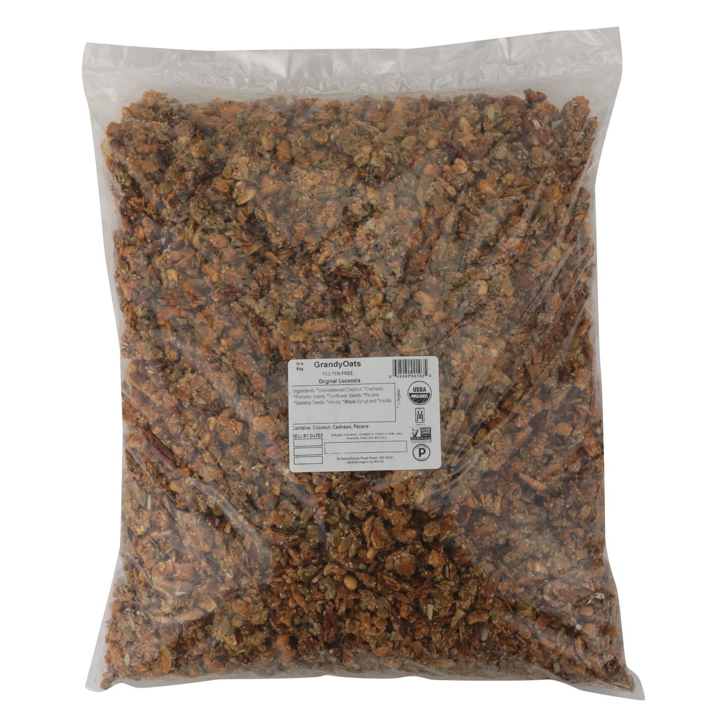 Grandy Oats Granola Organic Coconola - Single Bulk Item - 10lb