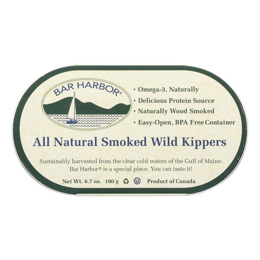 Bar Harbor - Smoked Wild Kippers - Case Of 12 - 6.7 Oz.