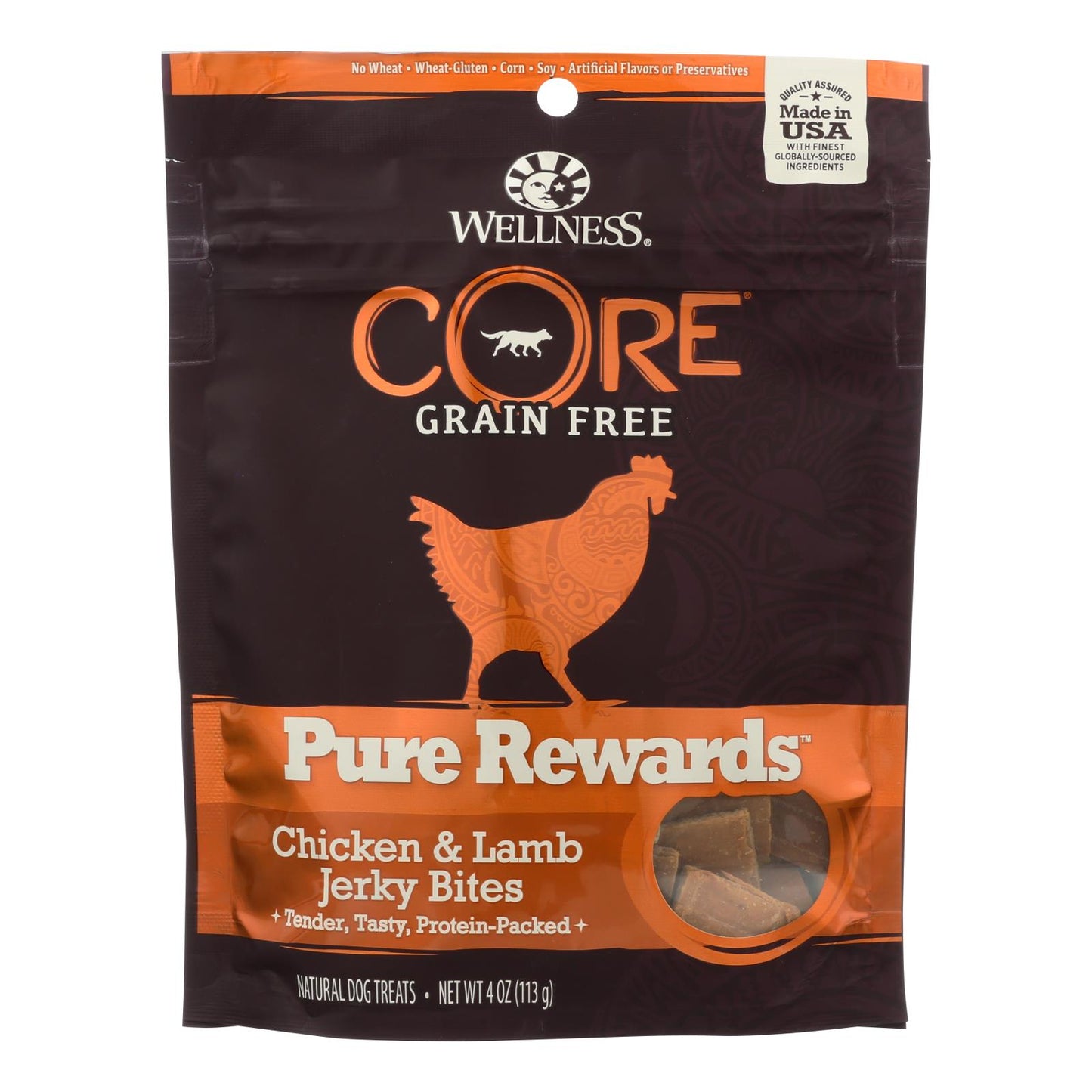 Wellness Pure Rewards Natural Dog Treats  - Case Of 8 - 4 Oz