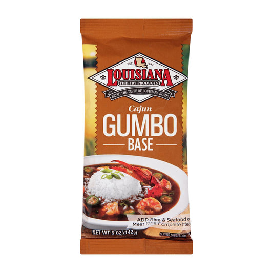 La Fish Fry Cajun Gumbo - Mix - Case Of 24 - 5 Oz.