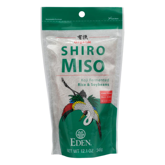 Eden Organic Shiro Miso  - Case Of 12 - 12.1 Oz