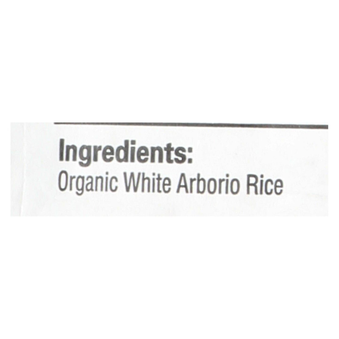 Lundberg Family Farms Organic California White Arborio Rice - Single Bulk Item - 25lb