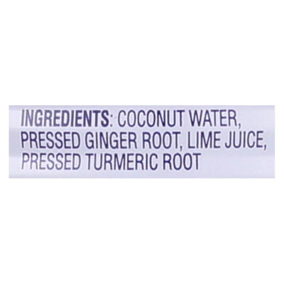 C2o - Pure Coconut Water - Ginger Lime And Tumeric - Case Of 12 - 17.5 Fl Oz. | OnlyNaturals.us
