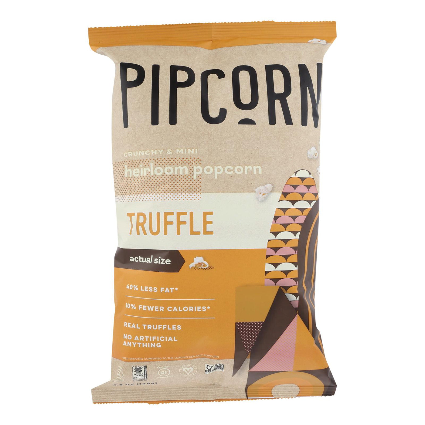 Pipcorn Mini Popcorn - Truffle - Case Of 12 - 4 Oz. | OnlyNaturals.us