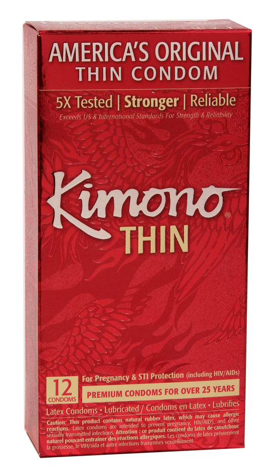 Kimono Lubricated Condom 12 Pk | OnlyNaturals.us