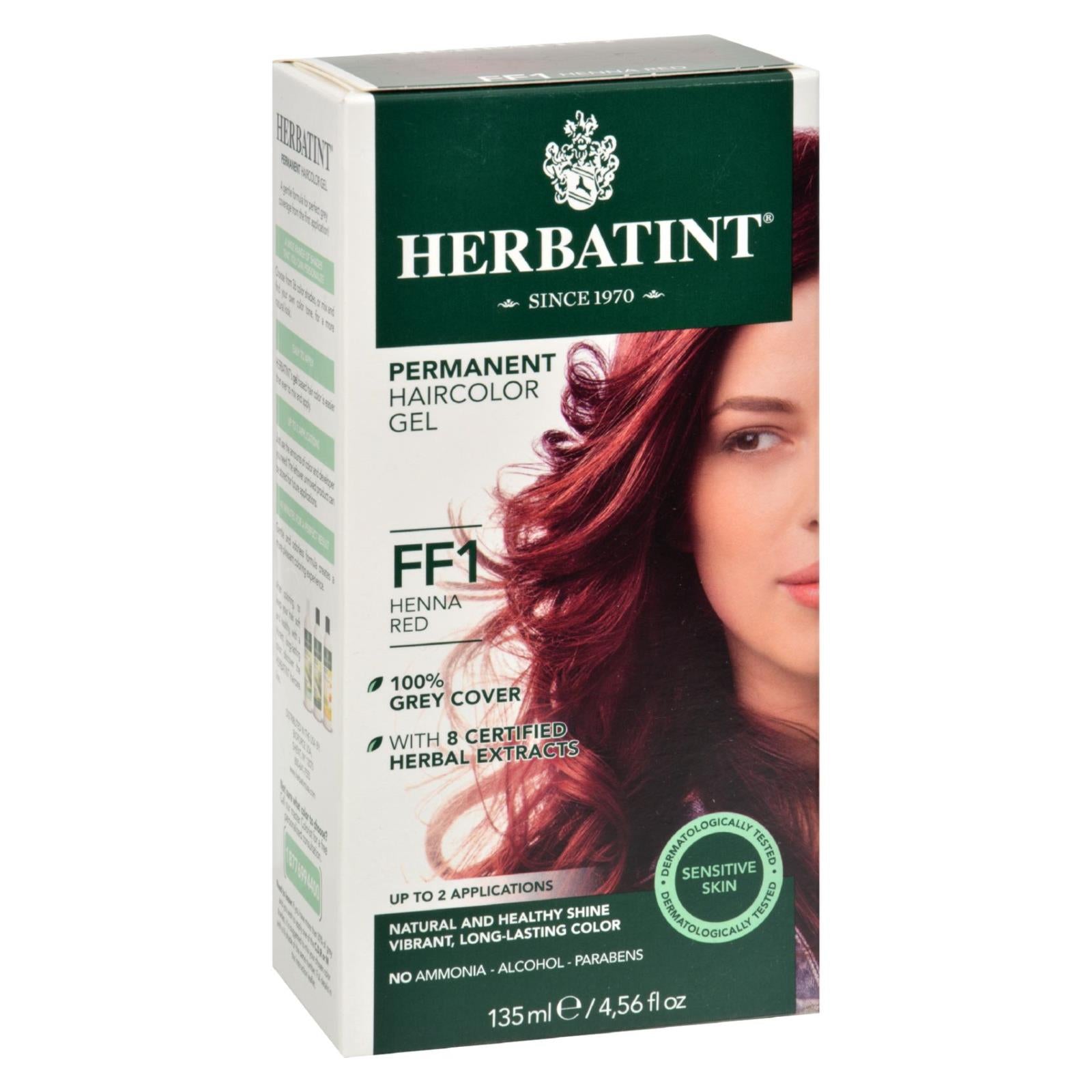 Herbatint Haircolor Kit Flash Fashion Henna Red Ff1 - 1 Kit | OnlyNaturals.us