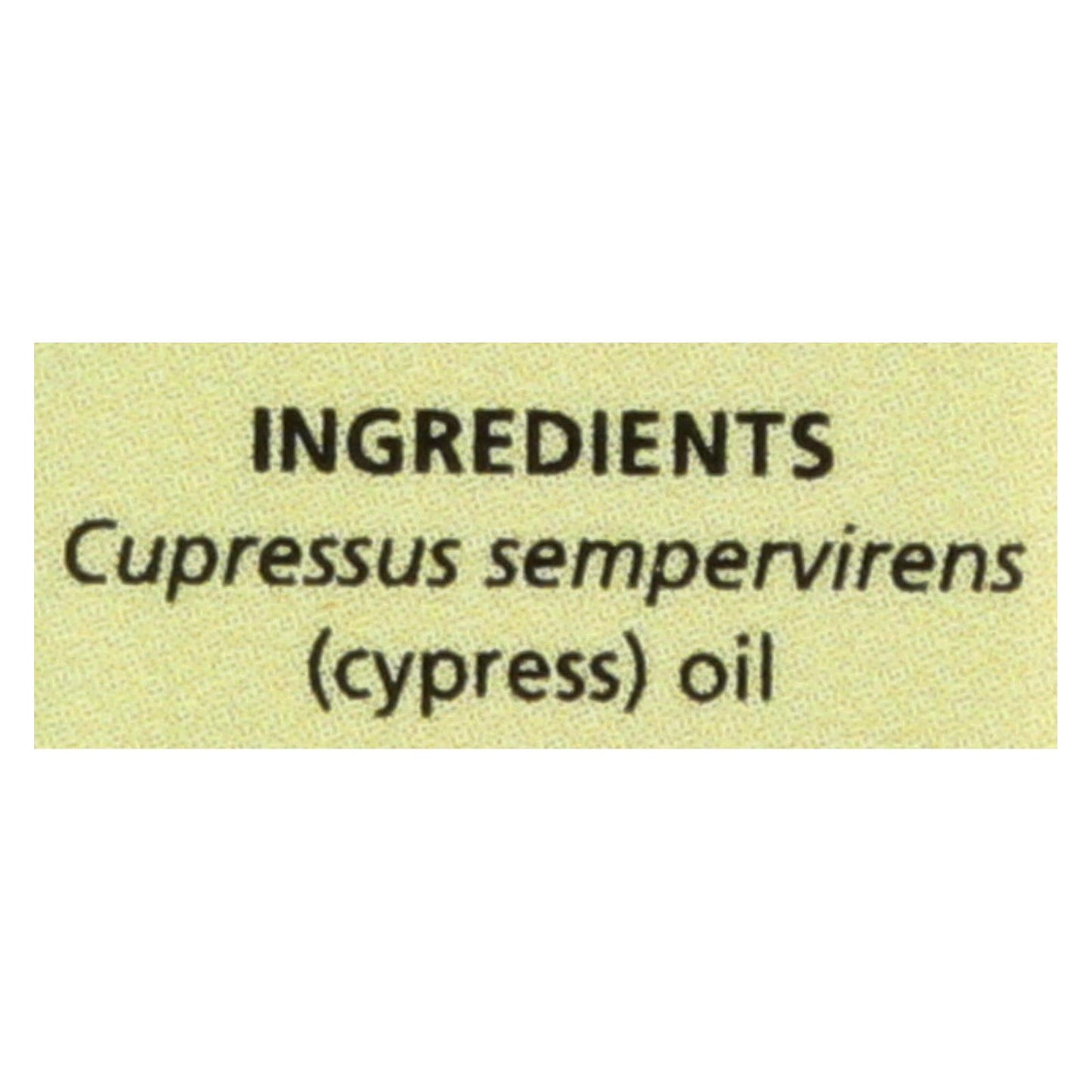 Aura Cacia - Essential Solutions Oil Cypress - 0.5 Fl Oz | OnlyNaturals.us