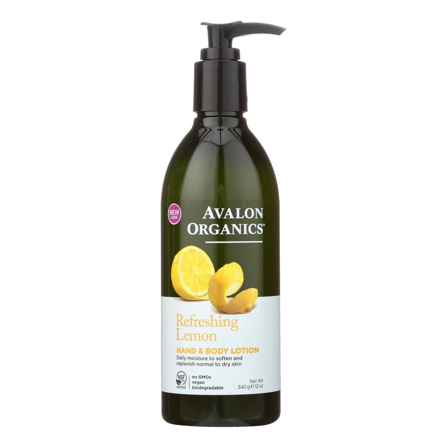 Avalon Organics Hand And Body Lotion Lemon - 12 Fl Oz | OnlyNaturals.us