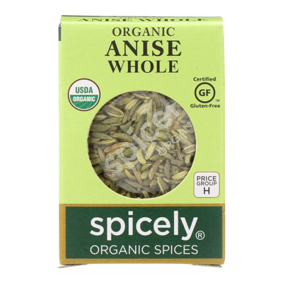 Spicely Organics - Organic Anise Whole - Case Of 6 - 0.3 Oz. | OnlyNaturals.us