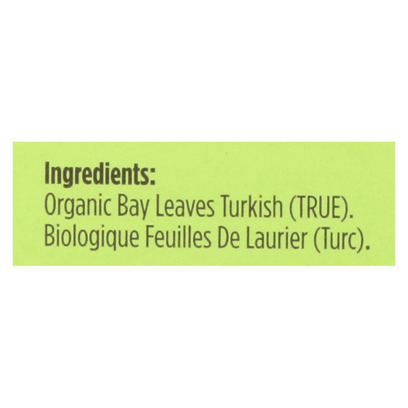Spicely Organics - Organic Bay Leaves - Turkish Whole - Case Of 6 - 0.1 Oz. | OnlyNaturals.us