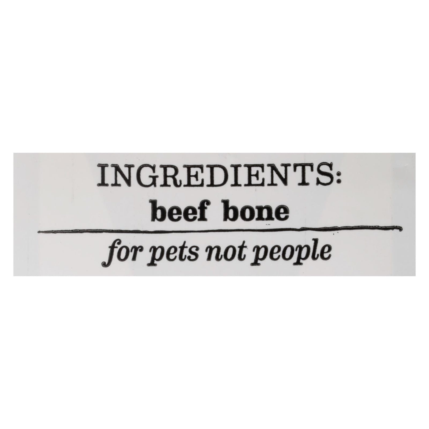 Happy N Healthy Pet - Dog Bone Beef Medium - Case Of 6 - 1 Ct | OnlyNaturals.us