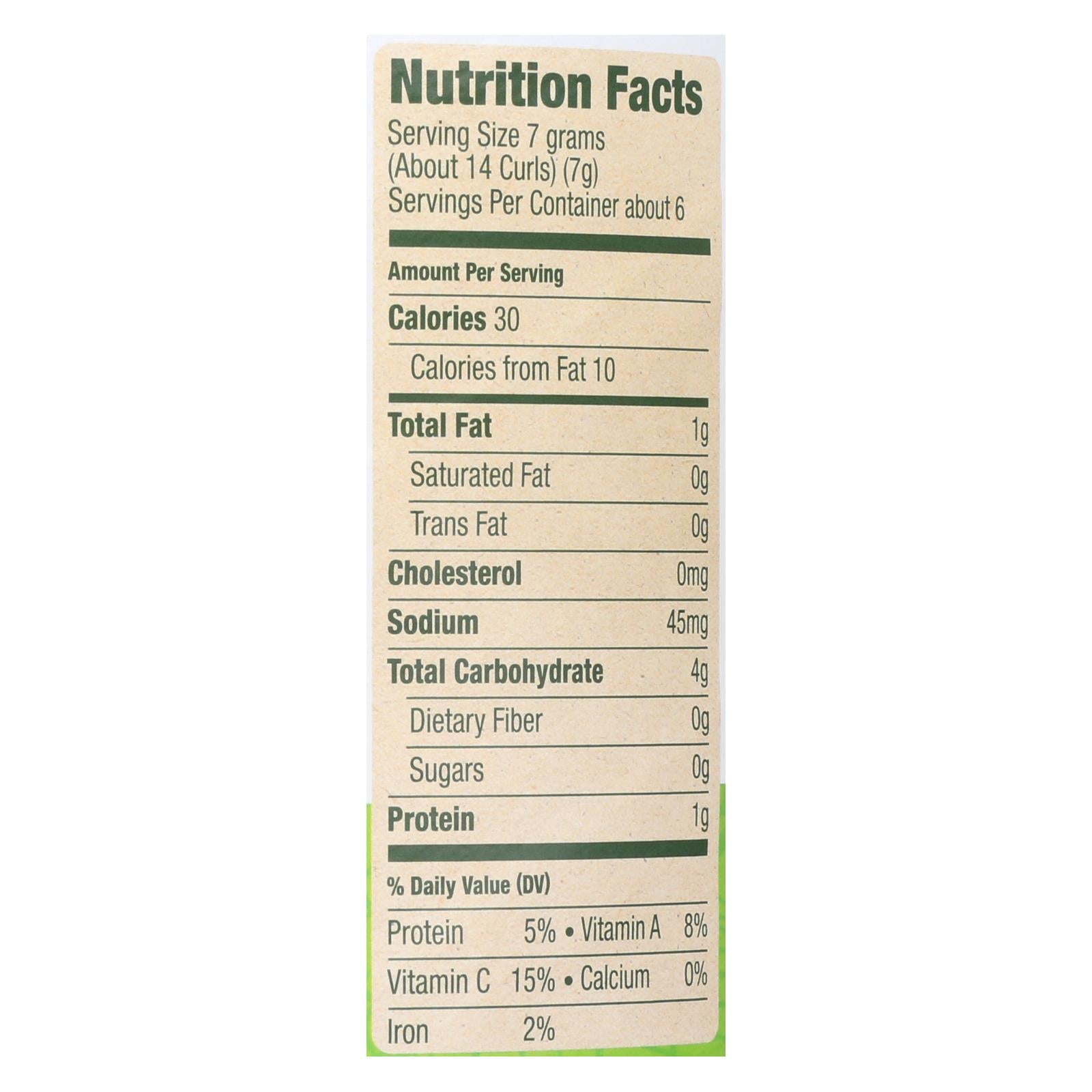 Sprout Organic Broccoli Curlz Baked Toddler Snacks  - Case Of 6 - 1.48 Oz | OnlyNaturals.us