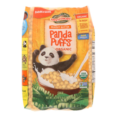 Envirokidz - Panda Puffs Cereal - Peanut Butter - Case Of 6 - 24.7 Oz. | OnlyNaturals.us