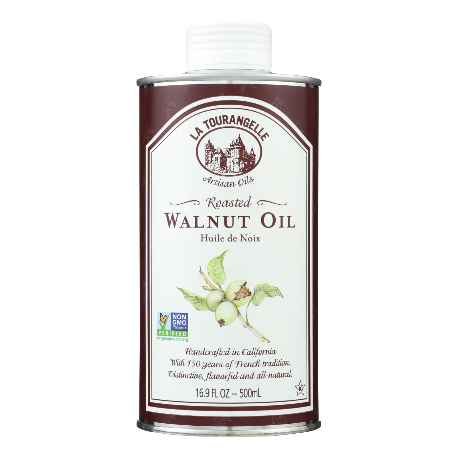 La Tourangelle Roasted Walnut Oil - Case Of 6 - 500 Ml | OnlyNaturals.us