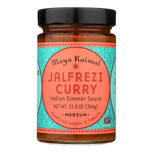 Maya Kaimal Indian Simmer Sauce - Jalfrezi Curry - Case Of 6 - 12.5 Oz. | OnlyNaturals.us