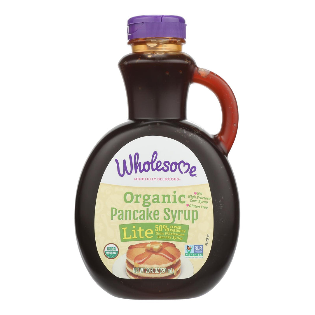 Wholesome Sweeteners Organic Syrup - Pancake Lite - Case Of 6 - 20 Fl Oz | OnlyNaturals.us