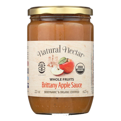 Natural Nectar Brittany Apple Sauce - Sauce - Case Of 6 - 22.2 Oz. | OnlyNaturals.us