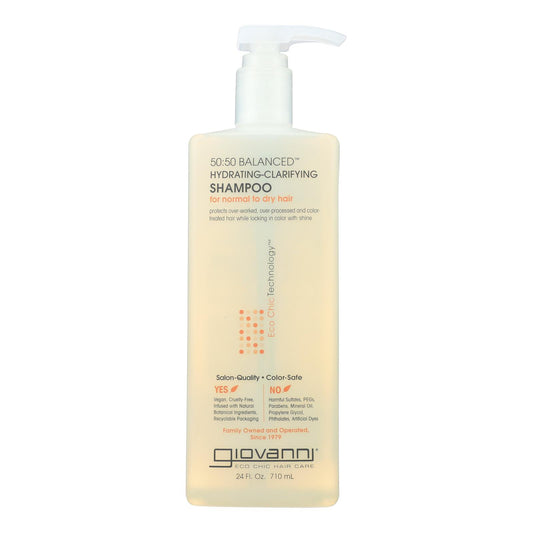 Giovanni Hair Care Products - Shampoo 50:50 Balance Hydrating - 24 Fz | OnlyNaturals.us