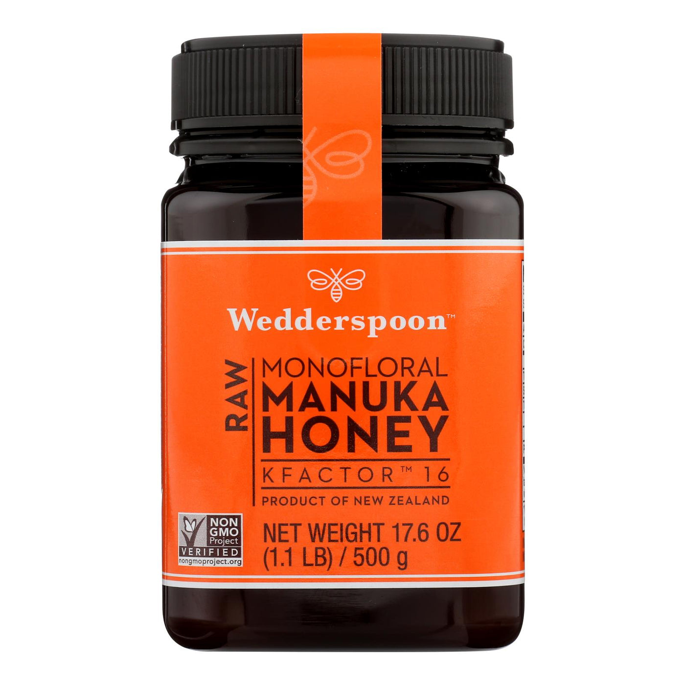 Wedderspoon Manuka Honey, Kfactor 16,  - Case Of 6 - 17.6 Oz | OnlyNaturals.us