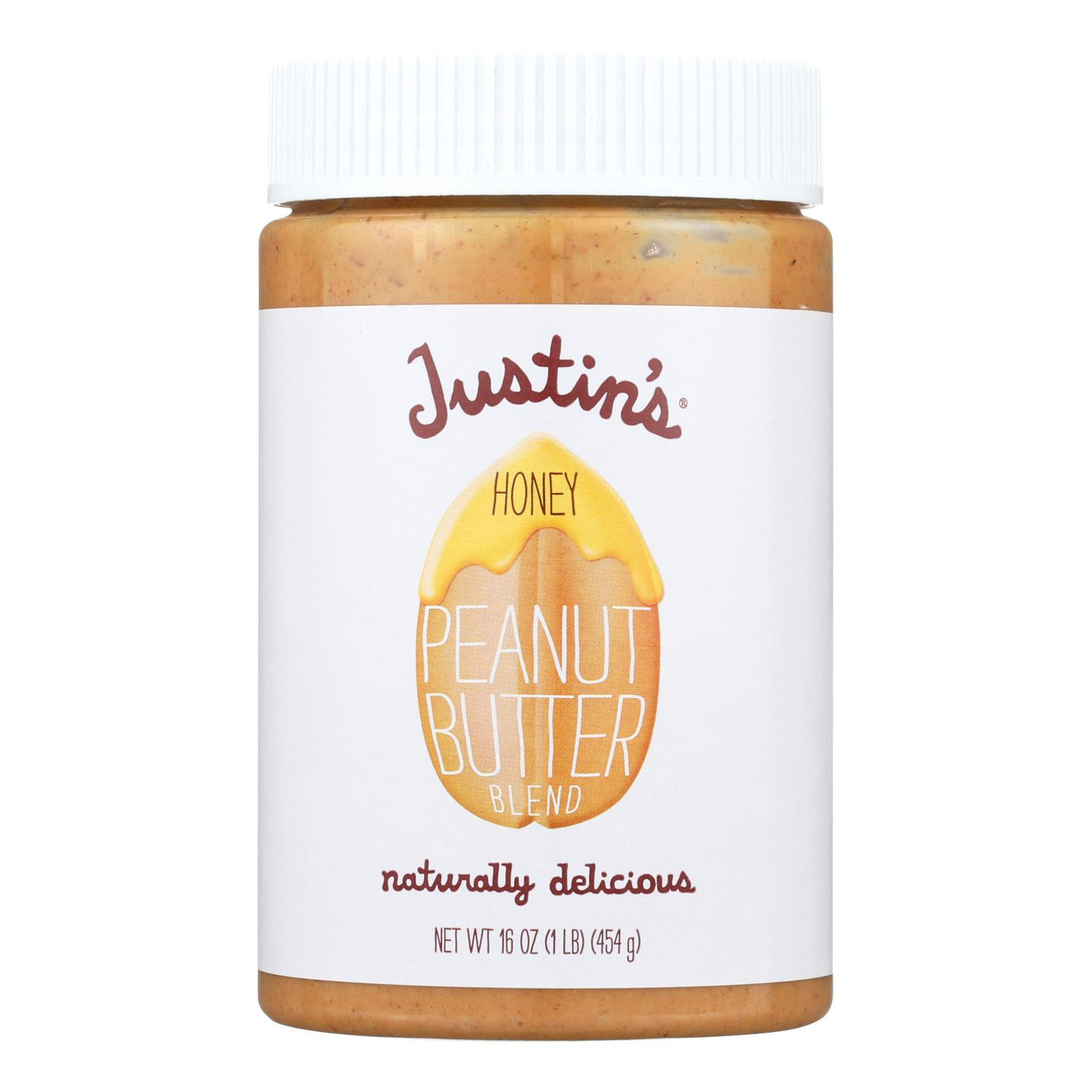 Justin's Nut Butter Peanut Butter - Honey - Case Of 12 - 16 Oz. | OnlyNaturals.us
