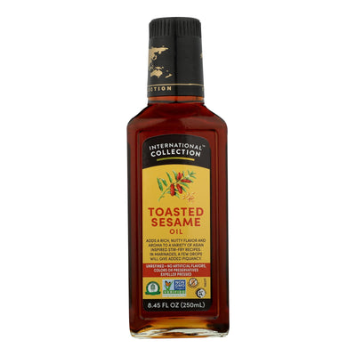International Collection Sesame Oil - Toasted - Case Of 6 - 8.45 Fl Oz. | OnlyNaturals.us