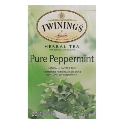 Twinings Tea Jacksons Of Piccadilly Tea - Pure Peppermint - Case Of 6 - 20 Bags | OnlyNaturals.us