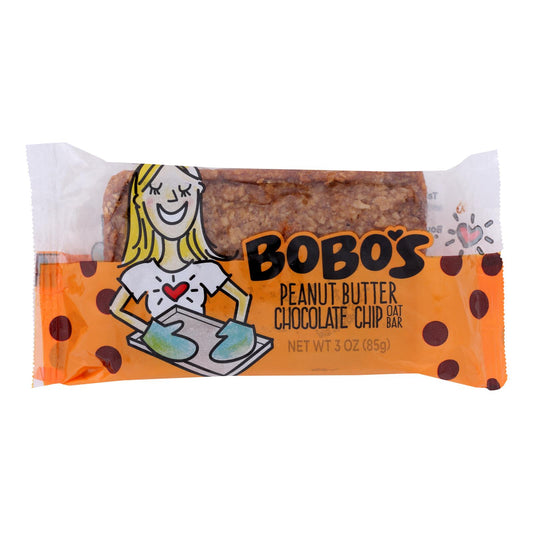Bobo's Oat Bars - Oat Bars Peanut Butter Cchip - Case Of 12 - 3 Oz | OnlyNaturals.us
