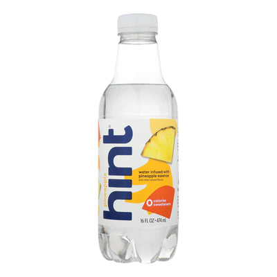 Hint Pineapple Water - Pineapple Unsweetened - Case Of 12 - 16 Fl Oz. | OnlyNaturals.us