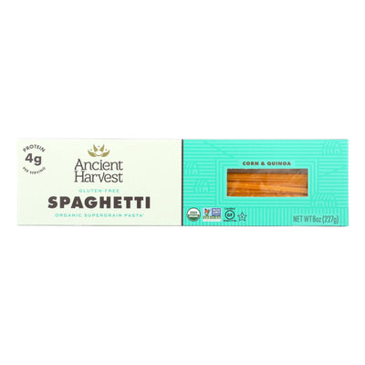 Ancient Harvest Organic Quinoa Supergrain Pasta - Spaghetti - Case Of 12 - 8 Oz | OnlyNaturals.us