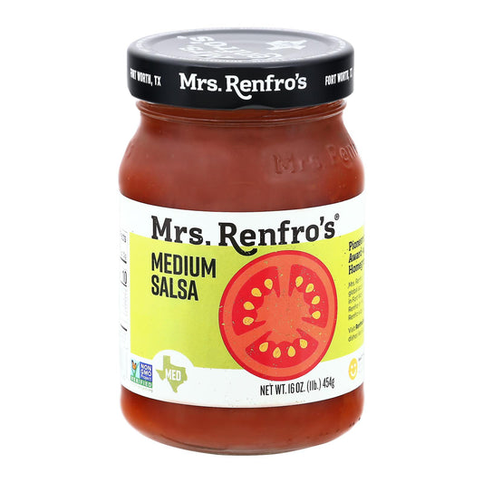 Mrs. Renfro's Fine Foods Salsa Medium - Case Of 6 - 16 Oz. | OnlyNaturals.us