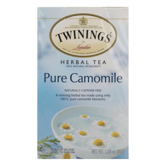 Twinings Tea Jacksons Of Piccadilly Tea - Pure Chamomile - Case Of 6 - 20 Bags | OnlyNaturals.us