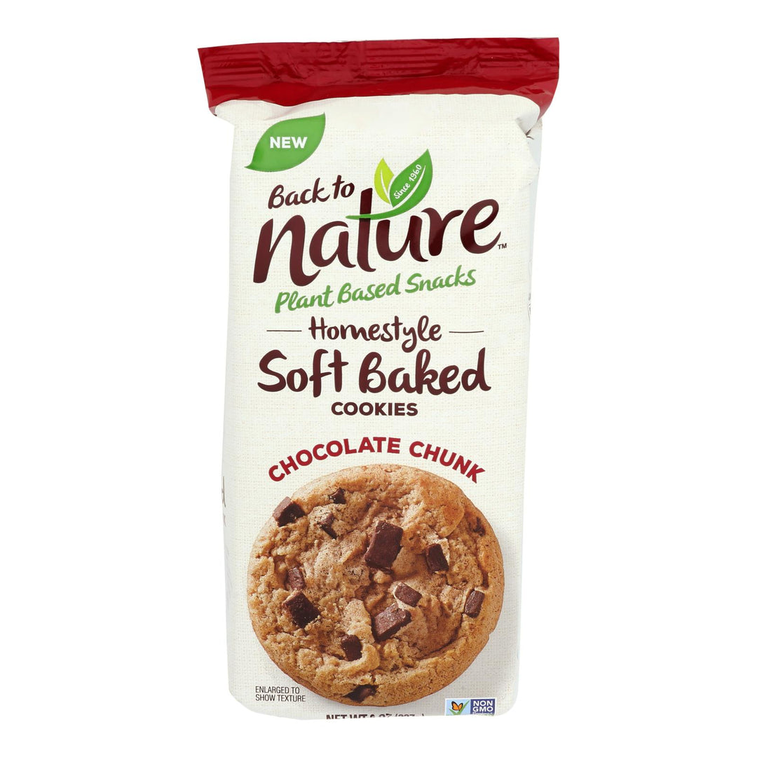 Back To Nature - Cookie Homestyle Chocolate Chunk - Case Of 6-8 Oz | OnlyNaturals.us