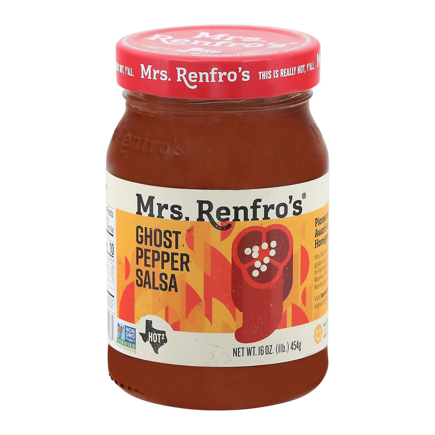 Mrs. Renfro's Ghost Pepper Salsa - Pepper - Case Of 6 - 16 Oz. | OnlyNaturals.us
