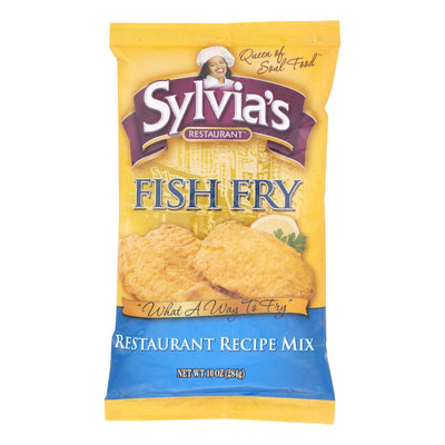 Sylvia's Fish Fry Mix - Case Of 9 - 10 Oz. | OnlyNaturals.us