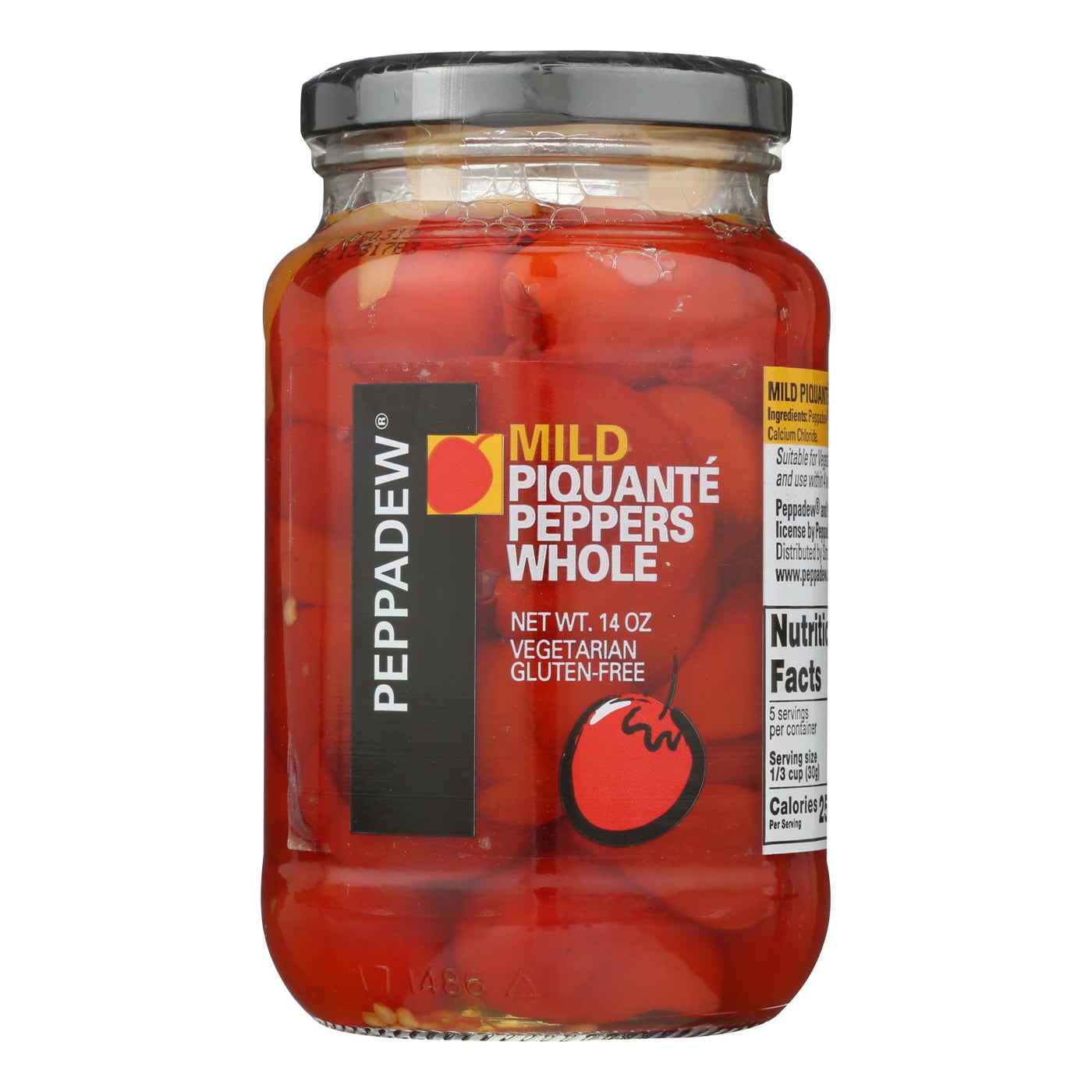Peppadew Mild Whole Piquante Peppers  - Case Of 12 - 14 Oz | OnlyNaturals.us