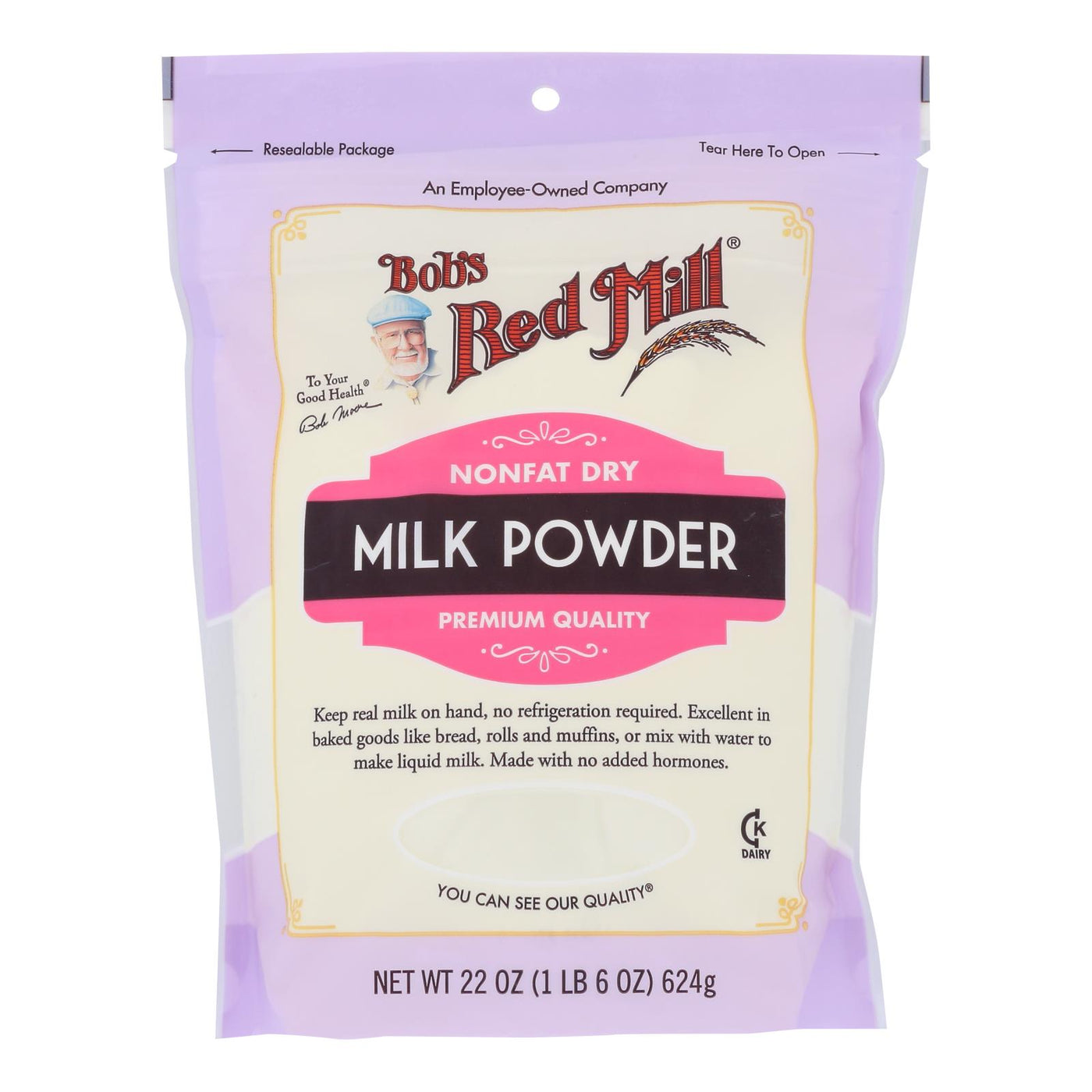 Bob's Red Mill - Milk Powder Non Fat Dry - Case Of 4 - 22 Oz | OnlyNaturals.us