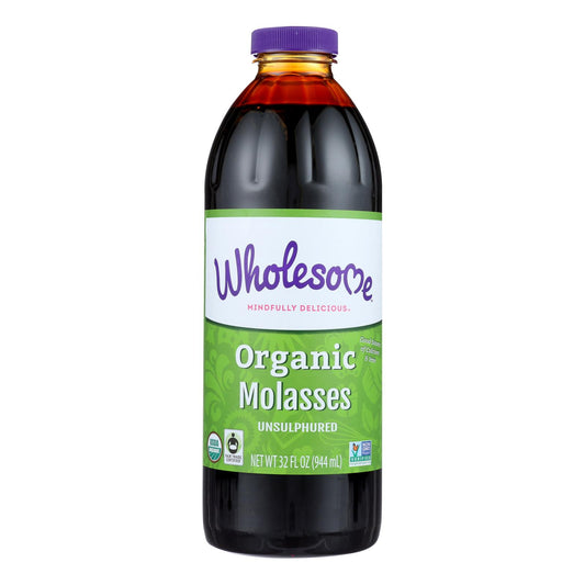 Wholesome Sweeteners Organic Molasses
 - Liquid Sweetener - Case Of 12 - 32 Oz. | OnlyNaturals.us