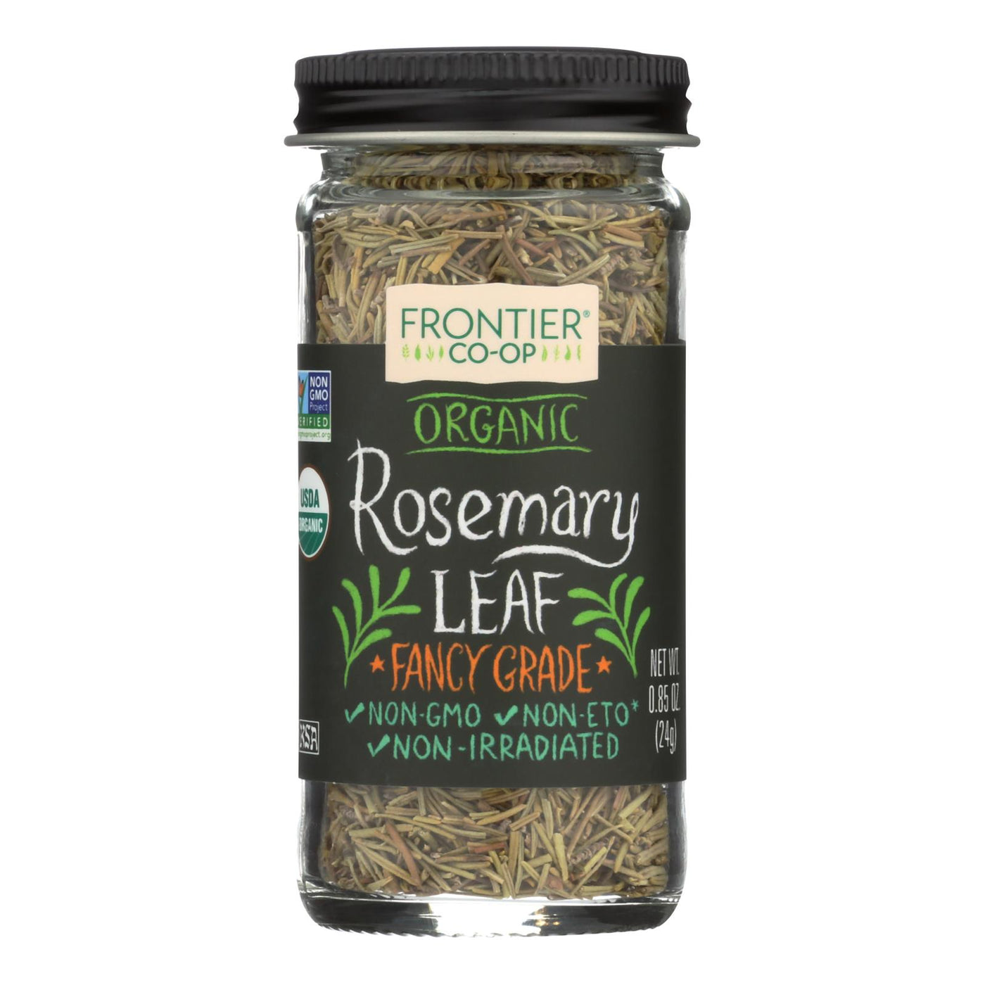 Frontier Herb Rosemary Leaf - Organic - Whole - .85 Oz | OnlyNaturals.us