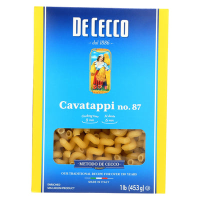 De Cecco Pasta - Pasta - Cavatappi - Case Of 12 - 16 Oz | OnlyNaturals.us