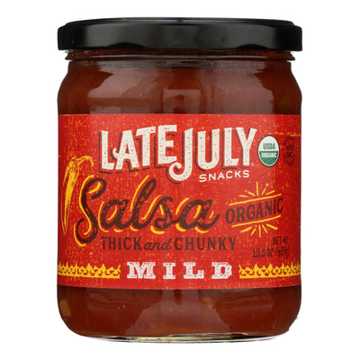 Late July Snacks Salsa - Mild - Case Of 12 - 15.5 Oz. | OnlyNaturals.us