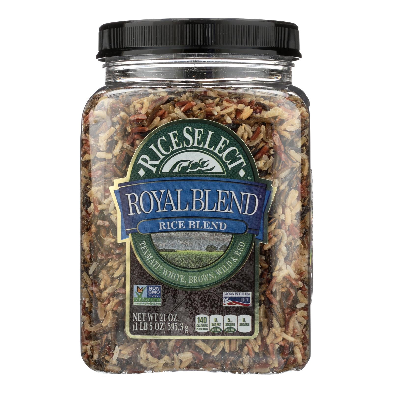 Rice Select Royal Blend - White Brown And Red - Case Of 4 - 21 Oz. | OnlyNaturals.us