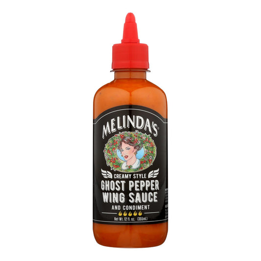 Melinda's - Wing Sauce Creamy Ghost Peppr - Case Of 6 - 12 Oz | OnlyNaturals.us